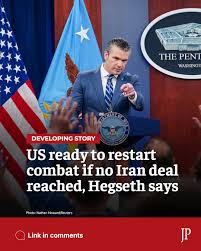 US Prepared for Further Action Against Iran if Talks Fail, Says Defense Secretary Pete Hegseth
