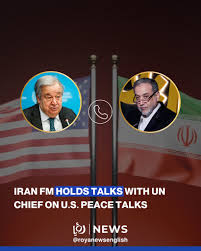 Araghchi made the remarks during a telephone conversation with Guterres,