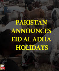 Government Announces Three-Day Eid ul Adha Holidays
