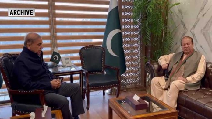 PM Shehbaz, Nawaz Sharif Hold Key Meeting on Political and Economic Matters