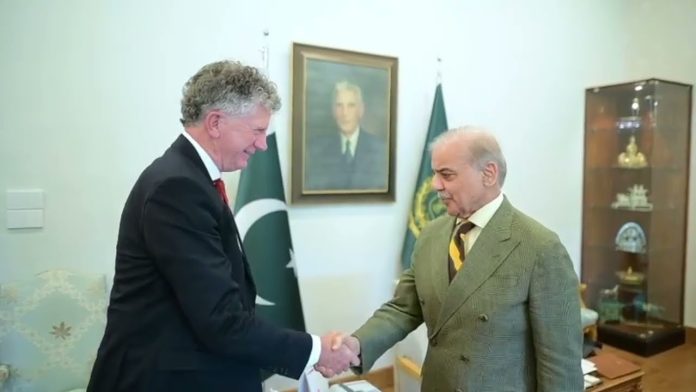 Prime Minister Shehbaz Sharif held an important meeting with the United Kingdom’s National Security Adviser Jonathan Powell,
