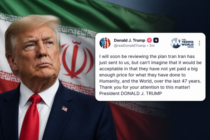 Trump says Iran’s proposals are under review — but warns strikes are still possible.
