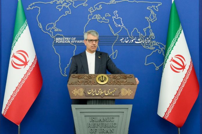 Speaking at a press briefing, Foreign Ministry spokesperson Ismail Baghaei